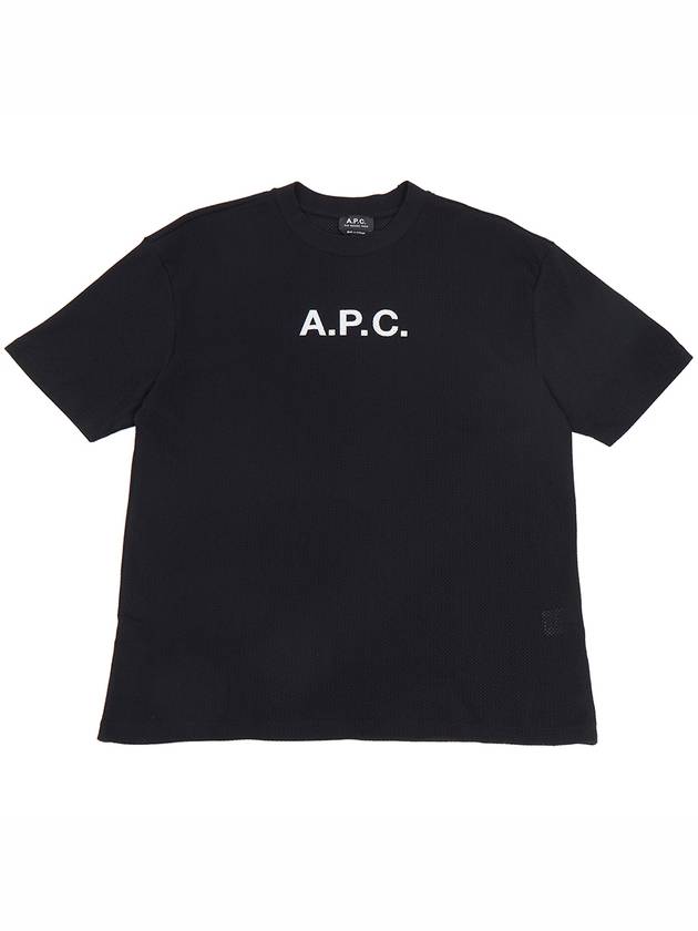 Moran Openwork Short Sleeve T-Shirt Black - A.P.C. - BALAAN 2