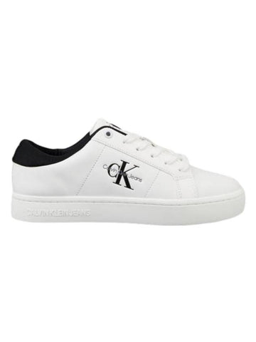 WoMen's Rome Classic Low Top Sneakers White - CALVIN KLEIN - BALAAN 1