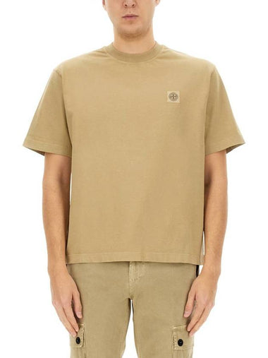 Stone Island T-Shirt With Logo - STONE ISLAND - BALAAN 1