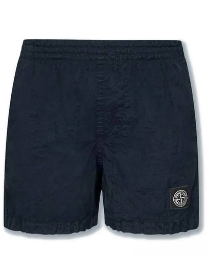 Kids Nylon Metal Swim Short Navy - STONE ISLAND - BALAAN 2