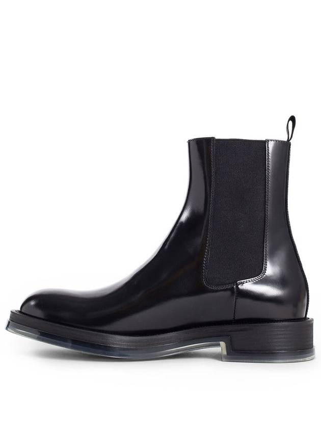 Float Transparent Sole Chelsea Boots Black - ALEXANDER MCQUEEN - BALAAN 3