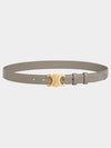 Triomphe Taurillon Medium Leather Belt Pebbled - CELINE - BALAAN 3