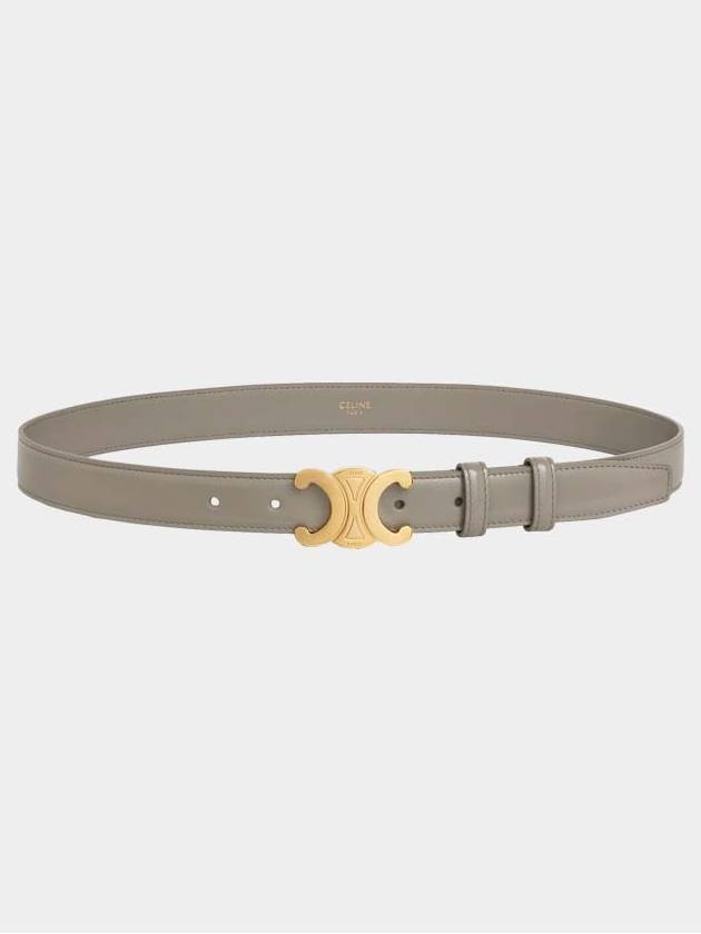 Triomphe Taurillon Medium Leather Belt Pebbled - CELINE - BALAAN 3