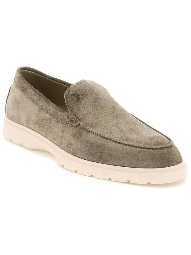 Casual Suede Slipper Loafers Brown - TOD'S - BALAAN 5