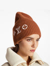 LV Headline Beanie Hazelnut - LOUIS VUITTON - BALAAN 3