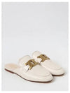 Metal Chain Leather Mule White - TOD'S - BALAAN 2