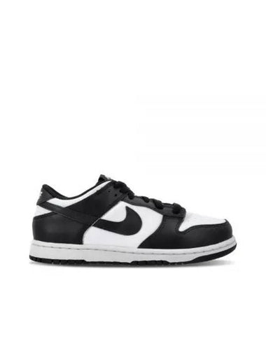 Kids Dunk Low Top Sneakers White Black - NIKE - BALAAN 1