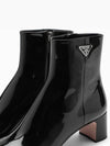 23SS Women's Patent Leather Ankle Boots 1T192N055069 Black BPG - PRADA - BALAAN 4