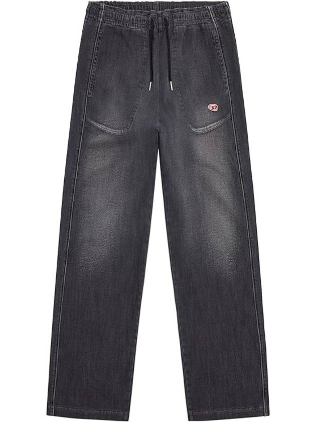 D Martians Track Jeans Black - DIESEL - BALAAN 6