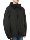 Polyester Blend Jacket Black - TEN C - BALAAN 7