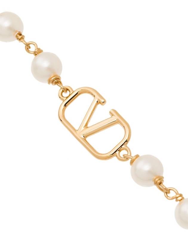 VALENTINO VLOGO PEARL BRACELET - VALENTINO - BALAAN 3