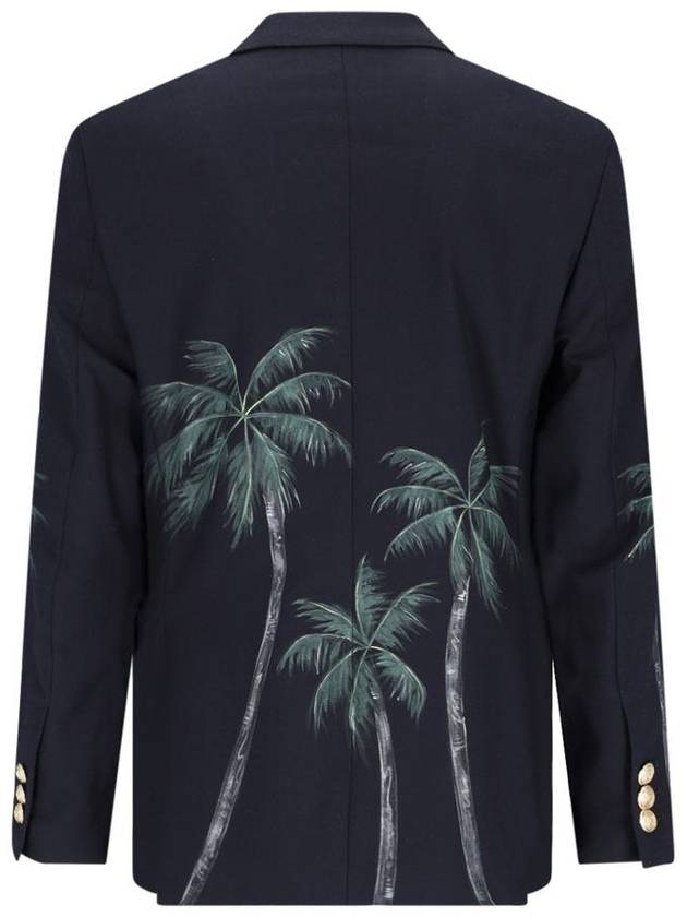 23 ss Print Double-breasted Jacket PMEN023S23FAB0024655 B0710241219 - PALM ANGELS - BALAAN 4