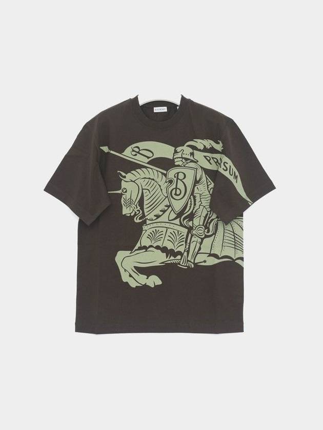 EKD Print Short Sleeve T-Shirt Olive - BURBERRY - BALAAN 2