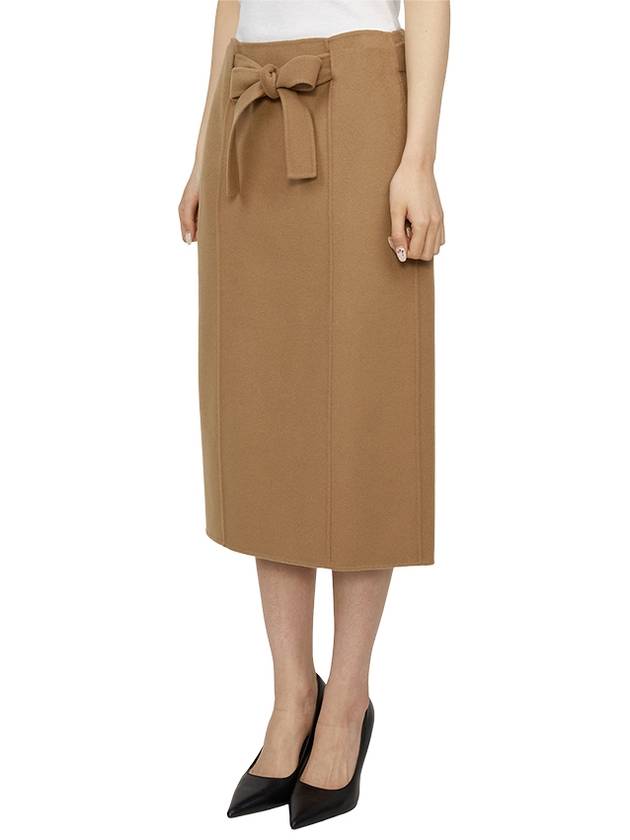 Alec Long H-Line Skirt Camel - MAX MARA - BALAAN 3