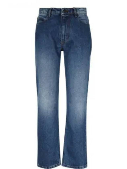 Denim Straight Jeans Blue - AMI - BALAAN 2