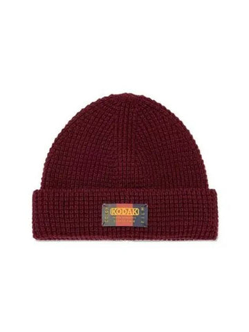 KODAK Apparel Kodacolor Waffle Beanie RED - KODO - BALAAN 1