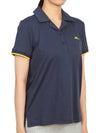 Women's SOLANGE Golf Collar Short Sleeve T-Shirt GWJT08097 6855 - J.LINDEBERG - BALAAN 4