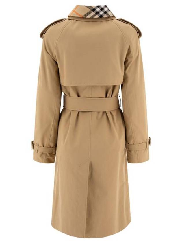 Notched Lapel Trench Coat Beige - BURBERRY - BALAAN 3