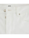 Men's Tapered Fit Straight Jeans White - AMI - BALAAN 5