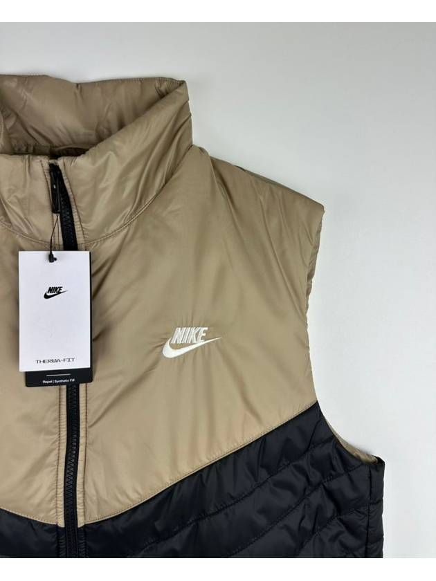 Lightweight padded vest FB8202 010 Black Beige MENS L Asian Fit - NIKE - BALAAN 3