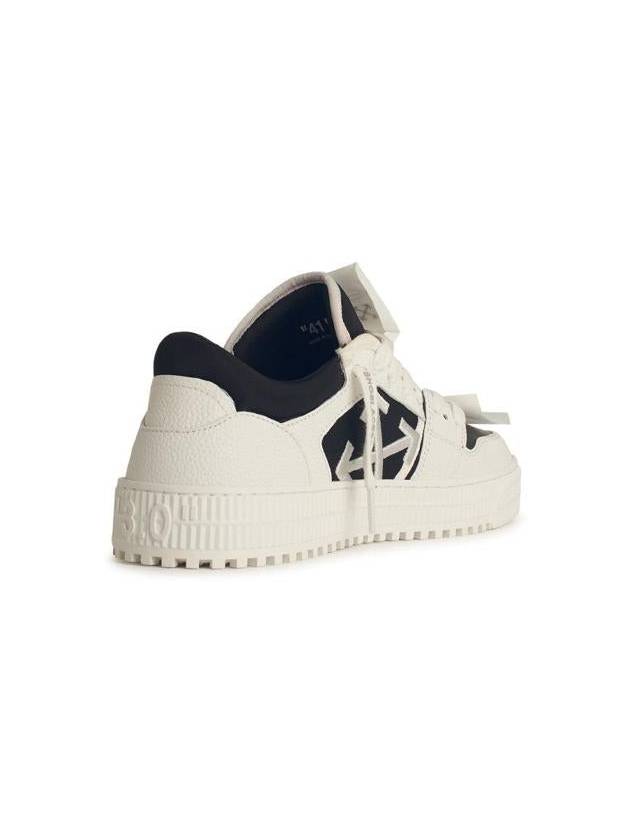 Off-White 'Low 3.0' White Leather Blend Sneakers - OFF WHITE - BALAAN 3