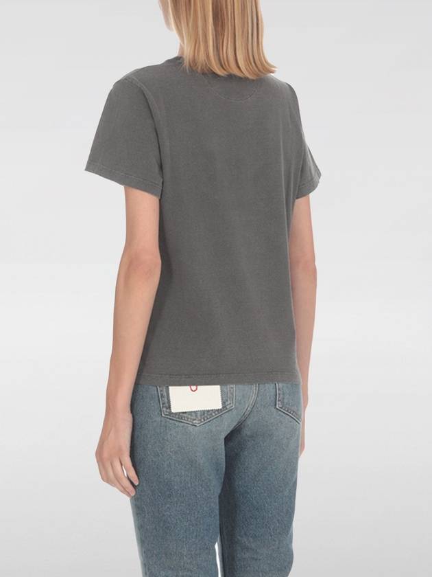 Distressed Slim-Fit Short Sleeve T-Shirt Grey - GOLDEN GOOSE - BALAAN 3