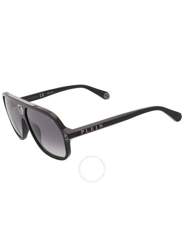 Philipp Plein Grey Gradient Navigator Men's Sunglasses SPP004M 0700 61 - PHILIPP PLEIN - BALAAN 3