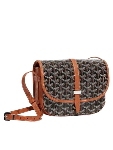 Belvedere PM Cross Bag Black Tan - GOYARD - BALAAN 1