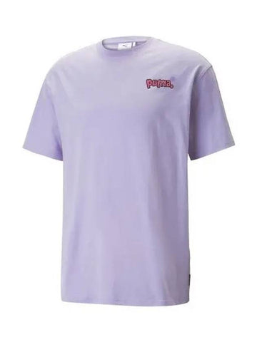 8ENJAMI Army N graphic short sleeve t shirt violet 620703 25 - PUMA - BALAAN 1