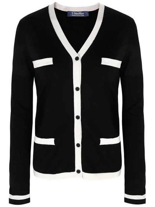 Black Kenya Wool Cardigan 017 - MAX MARA - BALAAN 1