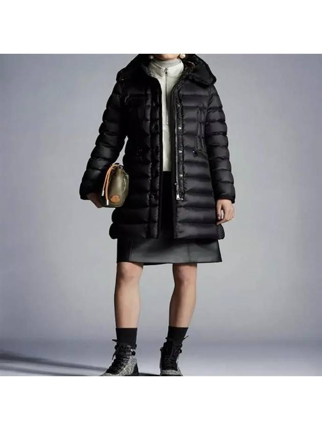 Women's Hermine Hooded Padded Black - MONCLER - BALAAN 5