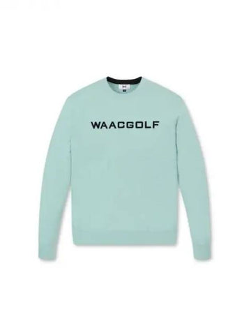 Golf Men s Logo Crew Neck Knit Sweater WMWAA24623 Mix Domestic Product GQ0Z24082635111 - WAAC - BALAAN 1