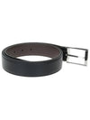 Reversible Leather Belt Black Brown - MONTBLANC - BALAAN 4