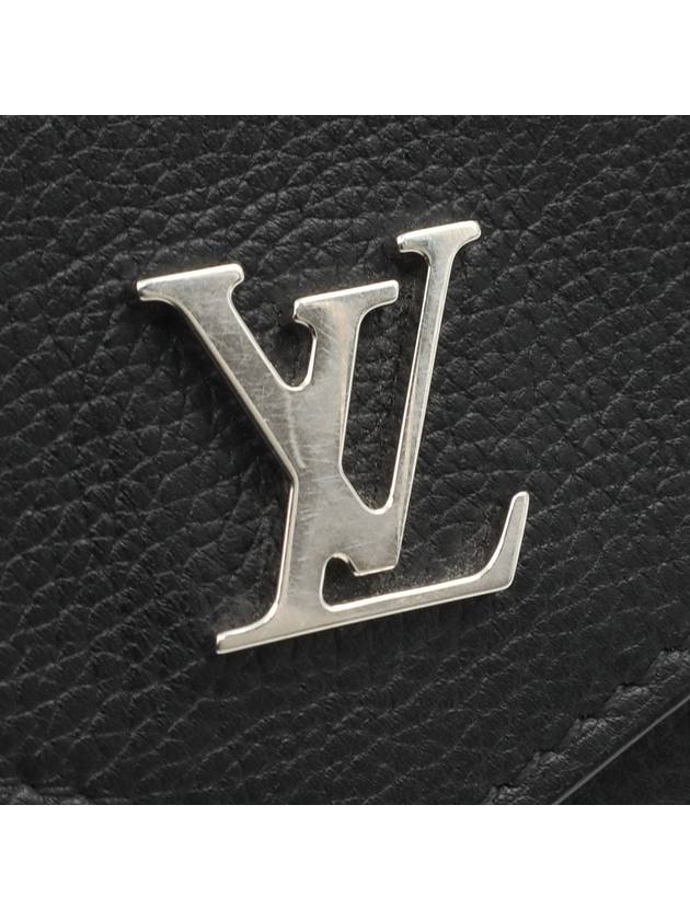 Black Calfskin Silver Lock Mini Wallet M63921 - LOUIS VUITTON - BALAAN 8