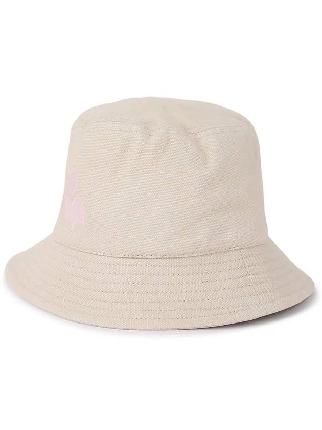 Haley Embroidered Logo Bucket Hat Ecru - ISABEL MARANT - BALAAN 5