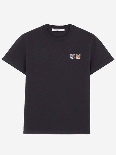 Double Fox Head Patch Short Sleeve BU00103 T Shirt BU00103KJ0008 - MAISON KITSUNE - BALAAN 2