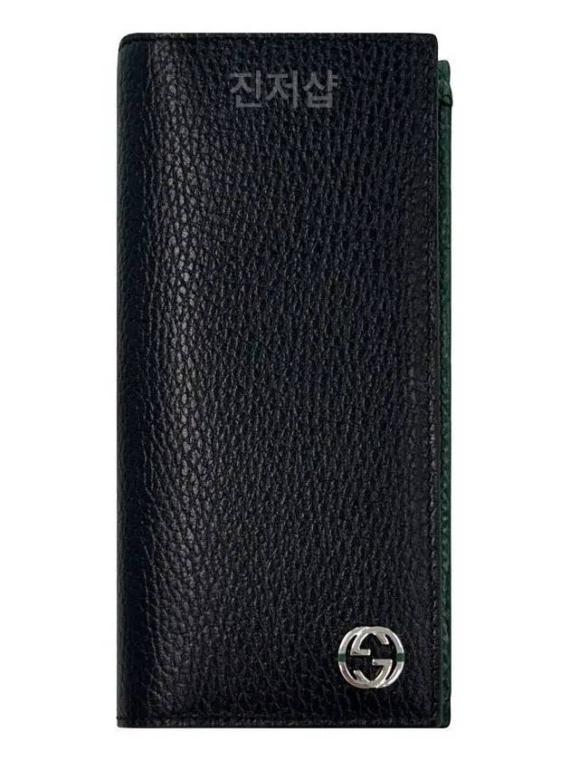 GG Interlocking Long Wallet Green Black - GUCCI - BALAAN 2