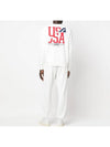 Iconic USA Logo Print Sweatshirt Ivory - AUTRY - BALAAN 5