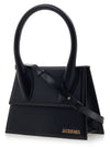 Le Grand Chiquito Large Tote Bag Black - JACQUEMUS - BALAAN 3