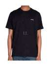 Nolan Short Sleeve T-Shirt Black - A.P.C. - BALAAN 2