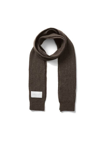 Mini Wool Knit Muffler Brown - WHITE PROJECT - BALAAN 1