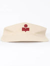 Embroidered Logo Visor Cap Ivory - ISABEL MARANT - BALAAN 3