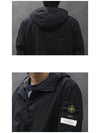 Soft Shell-R E.Dye Pure Insulation Technology Recycled Polyester Primaloft Hooded Jacket Black - STONE ISLAND - BALAAN 8