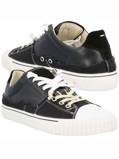 New Evolution Leather Low Top Sneakers Black - MAISON MARGIELA - BALAAN 2