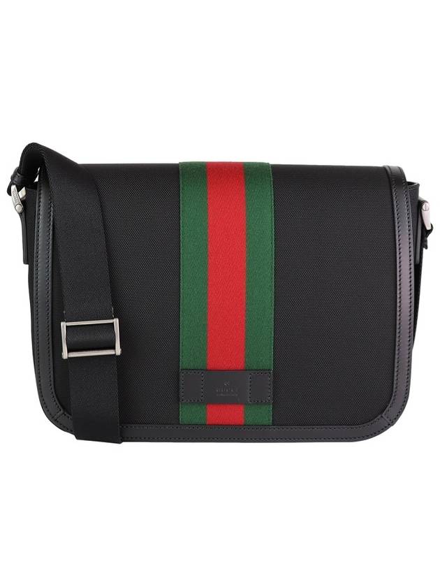 Web Stripe Techno Messenger Bag Black - GUCCI - BALAAN 2