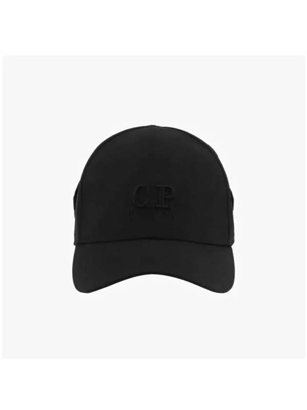 Chrome R Goggle Ball Cap Black - CP COMPANY - BALAAN 3