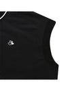 Women s hem terrier point vest 1024LZVN BLACK - BLACK&WHITE - BALAAN 3