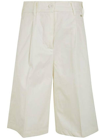 High Waist Tailored Shorts Sand - HERNO - BALAAN 1