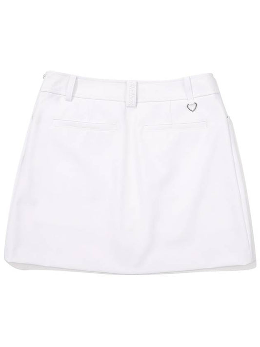 H line performance skirt WHITE WOMAN - MALBON GOLF - BALAAN 2