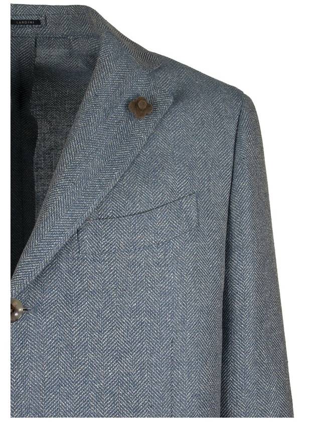 Single-breasted two-button jacket with herringbone pattern - RVR LARDINI - BALAAN 4